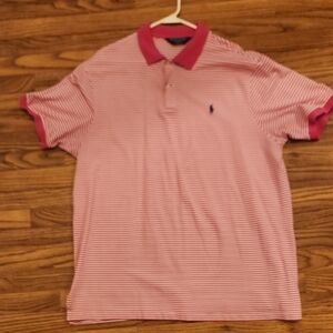 Polo by Ralph Lauren Pink Knit Polo Shirt